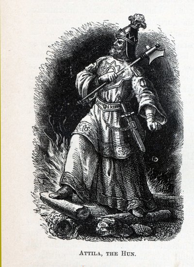 匈奴阿提拉（Attila the Hun），1882年 作者 不明