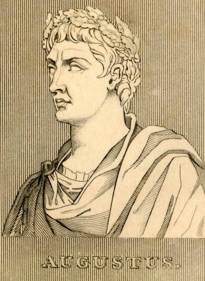 奥古斯都（Augustus），主前63年-公元14年，1830年。 作者 不明