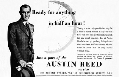 奥斯汀·里德（Austin Reed）-半小时内准备就绪，1937年 作者 不明