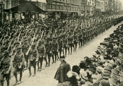 澳大利亚军队，墨尔本，第一次世界大战，c1915，c1920。 作者 不明