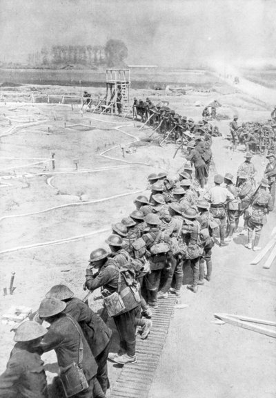 1917年6月6日，比利时梅西内斯战役的前一天，澳大利亚军队 作者 不明