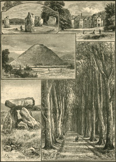 埃夫伯里。 Littlecote。希尔伯里。恶魔小窝大大道。，1898年。 作者 不明