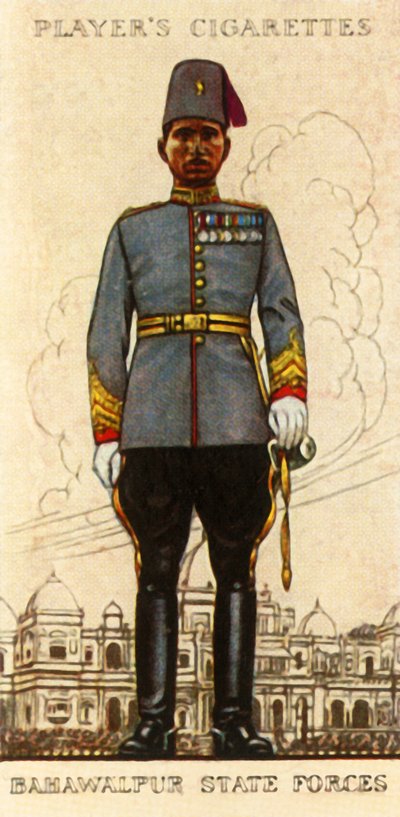 1936年，巴哈瓦尔布尔州军。 作者 不明