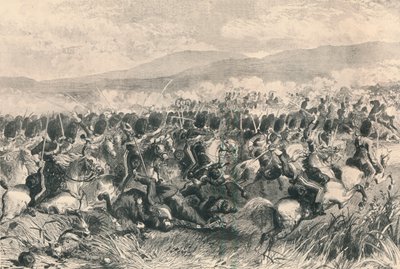 巴拉克拉法帽，1854年10月25日。苏格兰灰人的冲锋，1884年 作者 不明