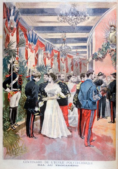 庆祝百年工艺学校的舞会，特罗卡德罗，巴黎，1894年 作者 不明