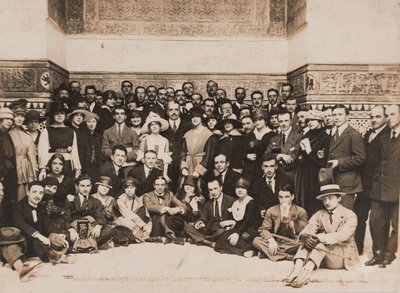 1916年西班牙塞维利亚的芭蕾舞团 作者 不明