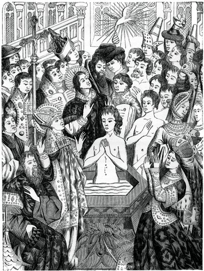 克洛维斯国王洗礼，海姆，1870年 作者 不明
