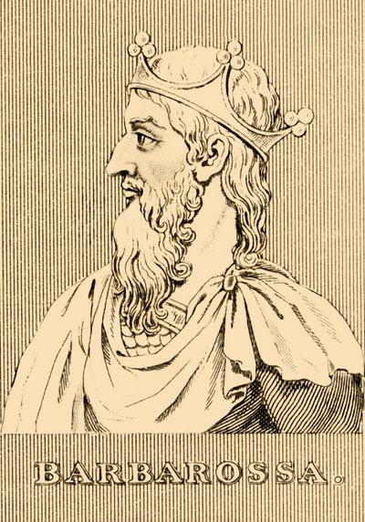巴巴罗萨（Barbarossa），1122-1190，1830年。 作者 不明