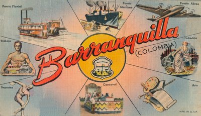 哥伦比亚巴兰基亚（Barranquilla），c1940年代 作者 不明