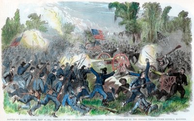 1863年5月16日美国内战，密西西比州贝克斯河战役 作者 不明