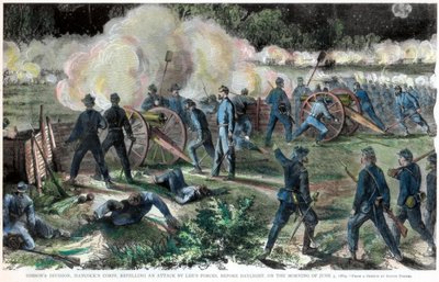1864年6月3日，美国内战，弗吉尼亚州冷港战役 作者 Unbekannt