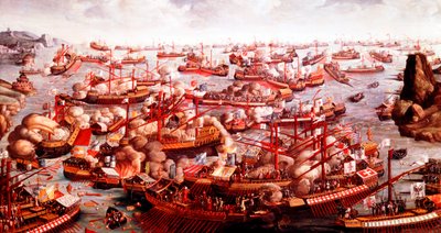 勒潘多战役，1571年10月 作者 不明