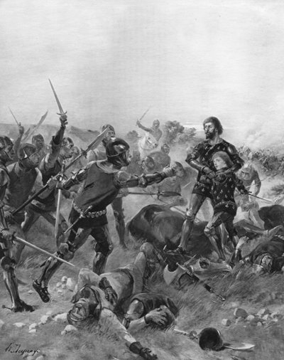 法国普瓦捷战役，1356年 作者 不明