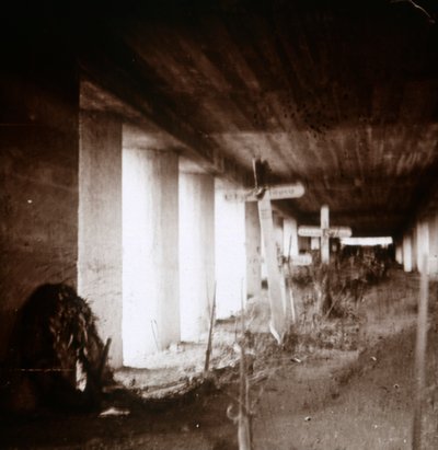 法国北部凡尔登的刺刀海沟，c1916-c1918。 作者 不明