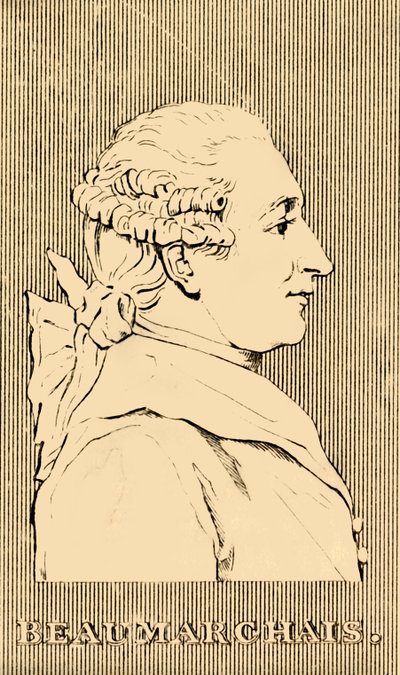 博·马凯斯（Beau Marchais），1732-1799年，1830年。 作者 不明