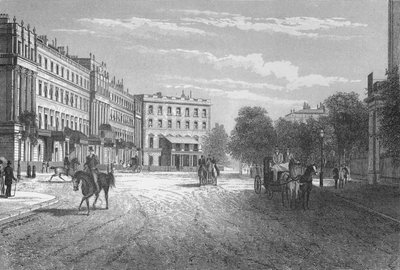 贝尔格莱夫广场（Belgrave Square），伦敦威斯敏斯特，大约1850年1878年 作者 不明