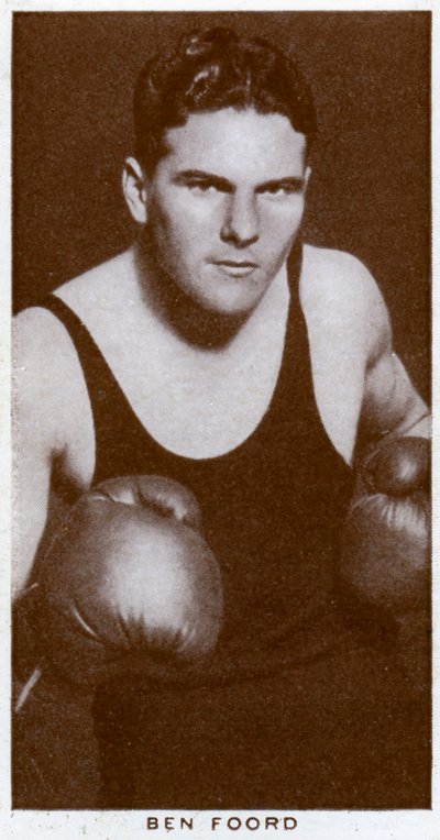 本·福特（Ben Foord），南非拳击手，1938年 作者 不明