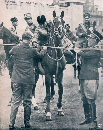 贝西托·墨索里尼（Benito Mussolini），意大利法西斯领导人，1922年至1933年 作者 不明
