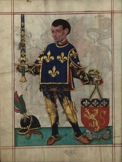 Bertrand du Guesclin从莫尔斯的书，1509年 作者 不明