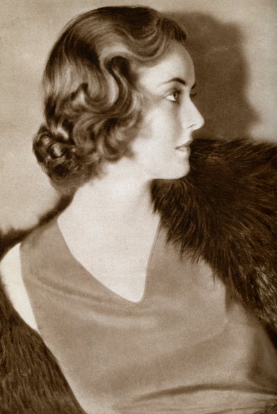 贝特·戴维斯（Bette Davis），美国女演员，1933年 作者 不明