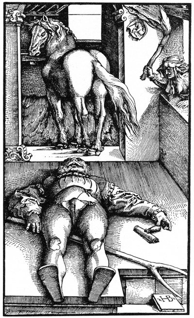 妖wit的新郎睡着的新郎和女巫，1544年，1964年。 作者 不明