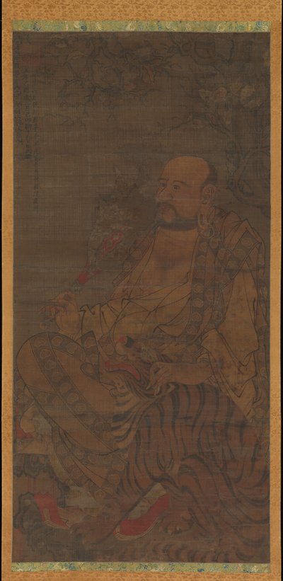 巴德拉，《第六次罗汉》，日期为1345年。 作者 不明