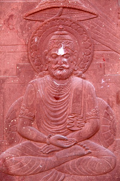 Bhagavad Gita engraved on a Hindu temple : Vrindavan Inde 作者 不明