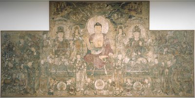 Bhaisajyaguru，愈合和医学的佛陀，大约1319年 作者 不明