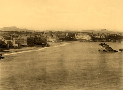 比亚里兹（Biarritz）-Vue Generale，全景，c1930年。 作者 不明