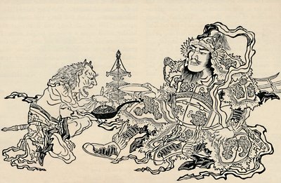 比沙蒙和大臣恶魔，1886年 作者 不明