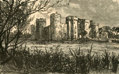Bodiam城堡，1898年。 作者 不明