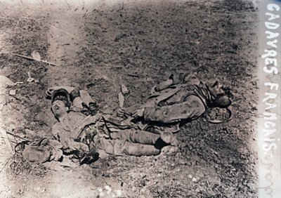 法国已死士兵的尸体，c1914-c1918 作者 不明