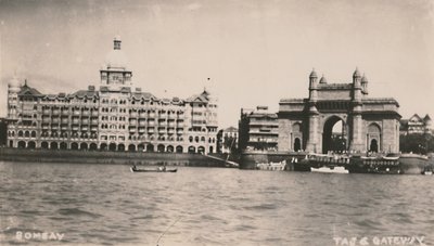孟买-泰姬陵和网关，c1930年。 作者 不明