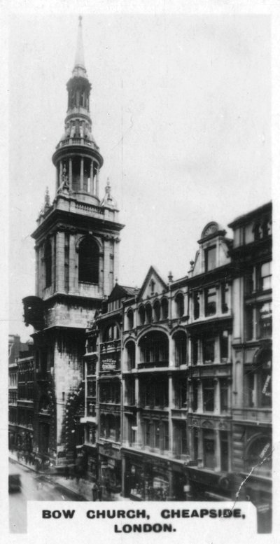 弓教堂，Cheapside，伦敦，大约1920年代 作者 不明