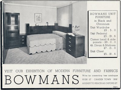 Bowmans-参观我们1935年的现代家具和织物展览 作者 不明