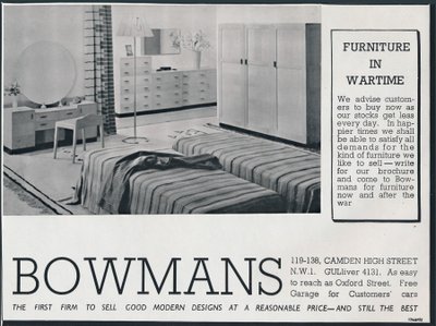 Bowmans广告，1942年 作者 不明