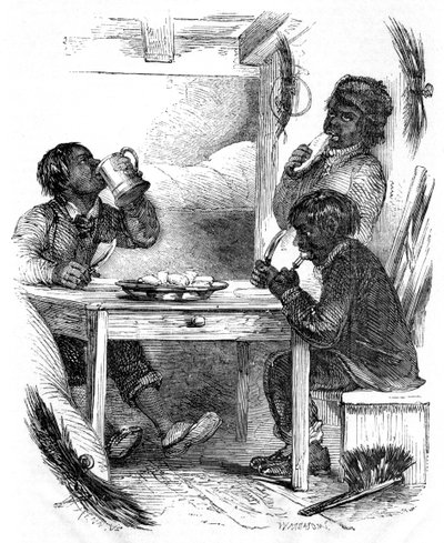 1861年，男孩烟囱扫了他们的晚餐 作者 Unbekannt