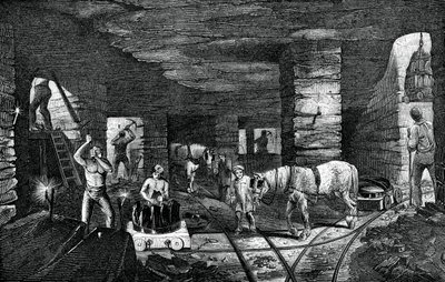 布拉德利煤矿，比尔斯顿附近，1886年 作者 不明