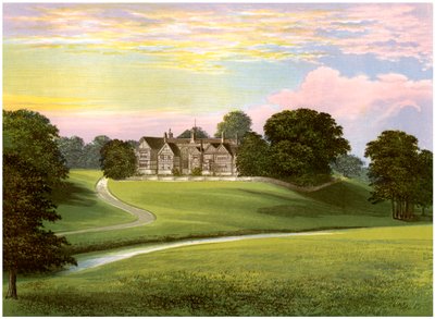 柴郡布拉曼霍尔（Bramall Hall），达文波特（Davenport）家族的住所，c1880 作者 不明