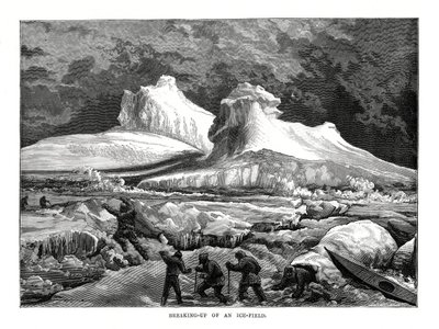 冰场破裂，1877年 作者 不明