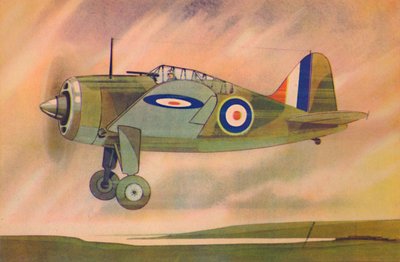 布鲁斯特布法罗战斗机单翼飞机，c1944年。 作者 不明
