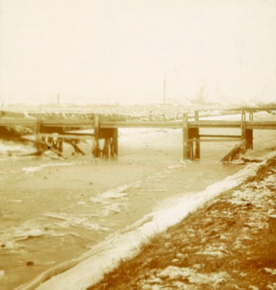 比利时法兰德斯，波珀林格的桥，c1914-c1918 作者 不明