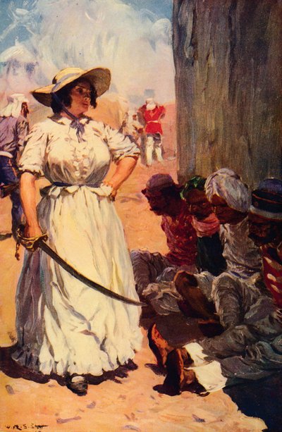 布里奇特·维多森（Bridget Widdowson）卫兵在Cawnpore，1857年c1912年 作者 不明