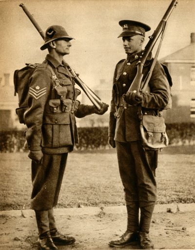 英国陆军制服，1933年。 作者 不明