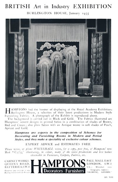 英国工业艺术展览会-伯灵顿大厦，1935年1月 作者 不明