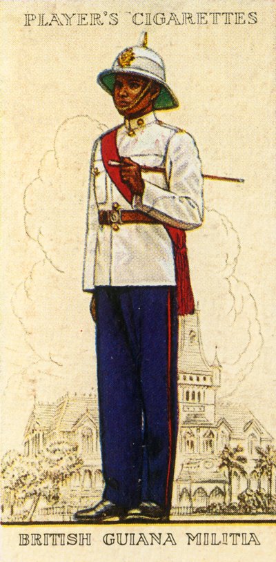1936年，英属圭亚那民兵。 作者 不明