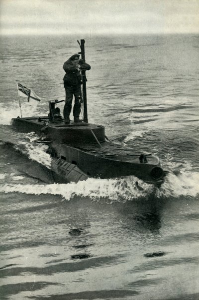 英国第二次世界大战的X-Craft小型潜艇，1945年。 作者 不明