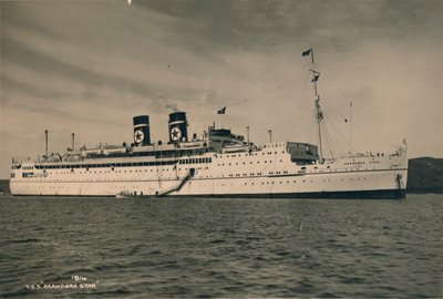 英国客船SS Arandora蓝星号之星，1936年 作者 不明