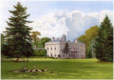 萨默塞特郡布罗克利·霍尔（Brockley Hall），史密斯·皮戈特（Smyth-Pigott）家族的住所，c1880 作者 不明
