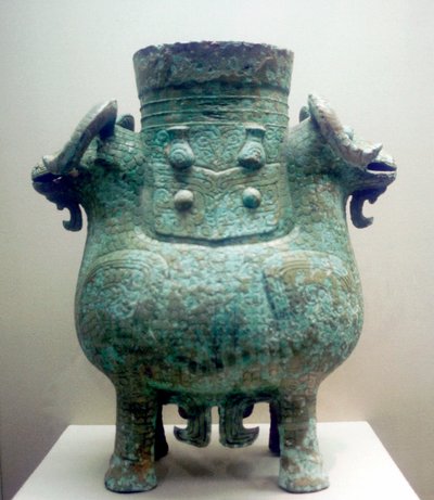 中国商代青铜礼器，公元前12世纪 作者 不明